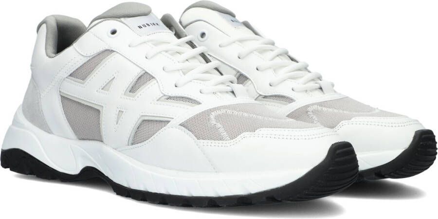 Nubikk Witte Lage Sneakers Ross Trek Edge Heren