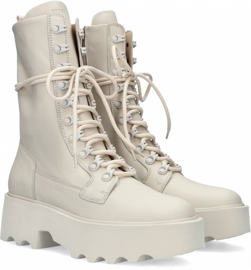Nubikk Boots laarzen Fara Noir in beige Schoenen