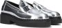 NUBIKK Loafers Dames Frankie Loafer Maat: 40 Materiaal: Leer Kleur: Zilver - Thumbnail 1