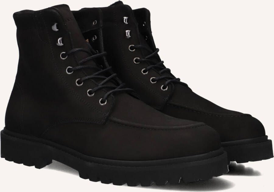 NUBIKK Veterboots Heren Ethan Harvey Maat: 40 Materiaal: Nubuck Kleur: Zwart