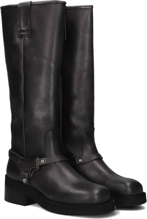 NUBIKK Boots Dames Eve Lynn Maat: 39 Materiaal: Leer Kleur: Zwart
