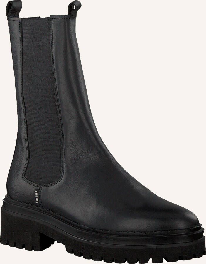 NUBIKK Chelsea Boots Dames Fae Adams Maat: 40 Materiaal: Leer Kleur: Zwart