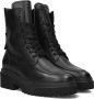 NUBIKK Veterboots Dames Fae Bobbi Maat: 37 Materiaal: Leer Kleur: Zwart - Thumbnail 1