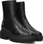 NUBIKK Enkelboots Dames Fae Leva Fur Maat: 36 Materiaal: Leer Kleur: Zwart - Thumbnail 1