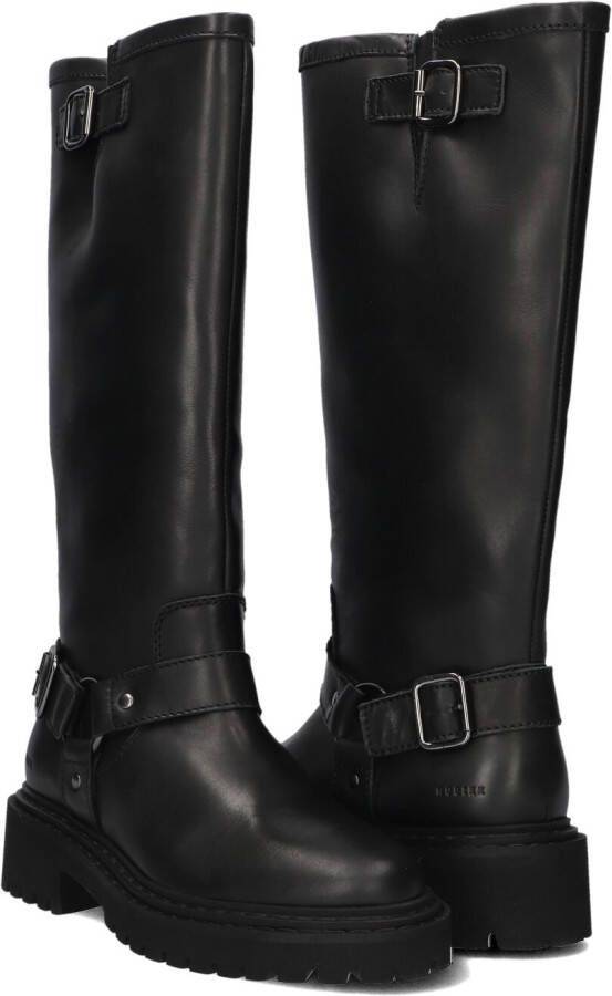 NUBIKK Boots Dames Frankie Leva Maat: 39 Materiaal: Leer Kleur: Zwart