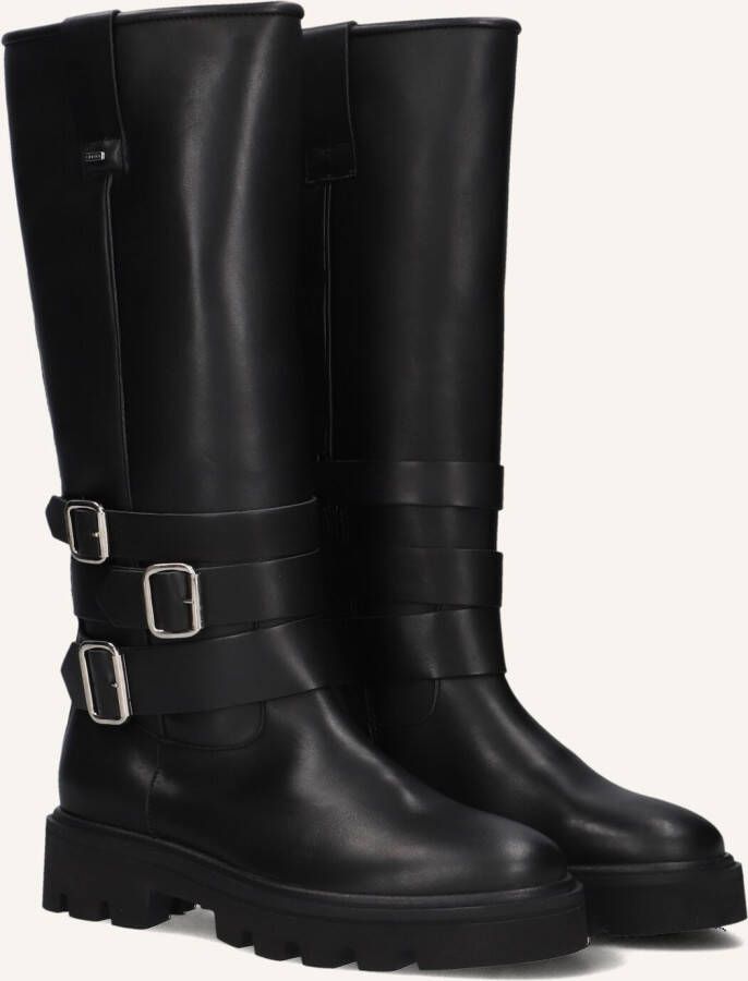 NUBIKK Biker Boots Dames Frankie Lynn Maat: 38 Materiaal: Leer Kleur: Zwart