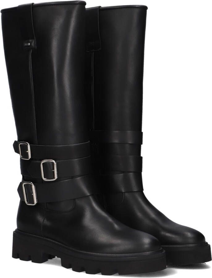 NUBIKK Biker Boots Dames Frankie Lynn Maat: 40 Materiaal: Leer Kleur: Zwart