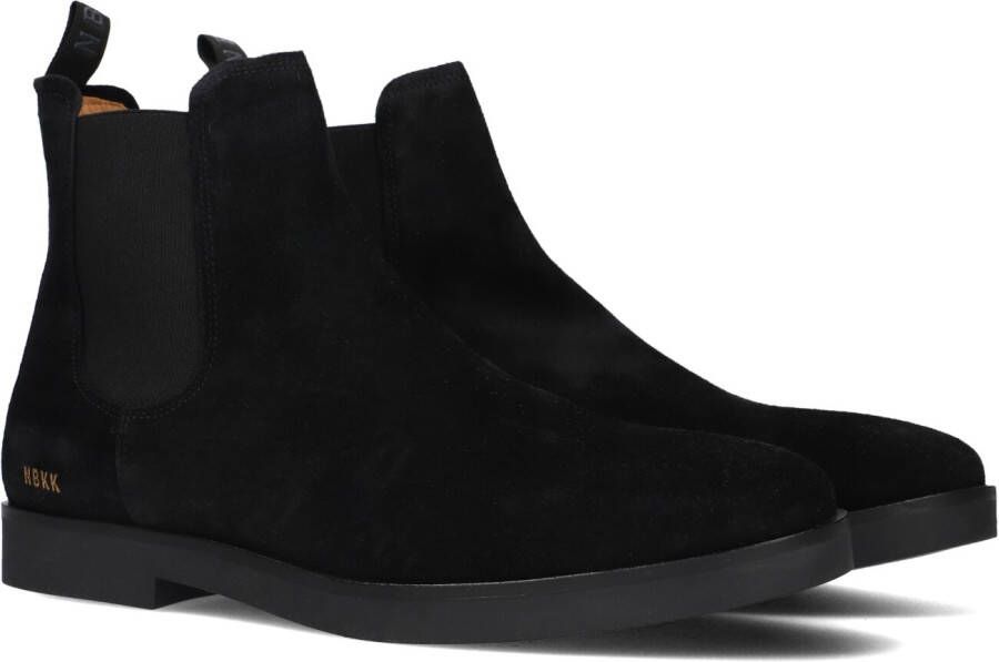 NUBIKK Chelsea Boots Heren Logan Chelsea Maat: 41 Materiaal: Suède Kleur: Zwart
