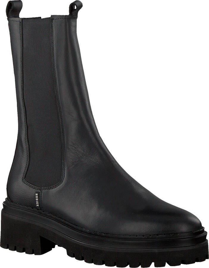 NUBIKK Chelsea Boots Dames Fae Adams Maat: 42 Materiaal: Leer Kleur: Zwart