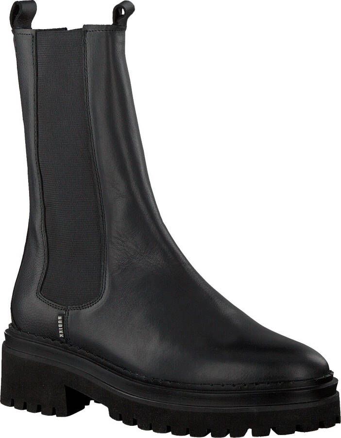 Nubikk Zwarte Chelsea Boots Fae Adams