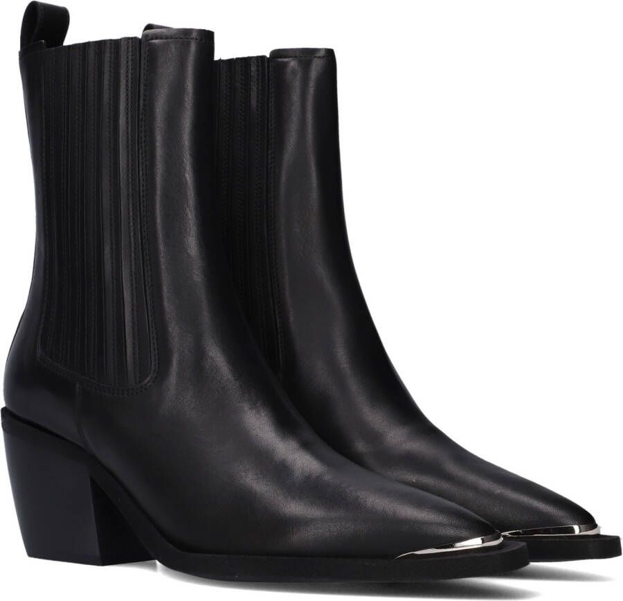 NUBIKK Enkellaarsjes Dames Liv Loua Maat: 41 Materiaal: Leer Kleur: Zwart