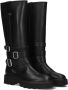 NUBIKK Biker Boots Dames Frankie Lynn Maat: 40 Materiaal: Leer Kleur: Zwart - Thumbnail 1