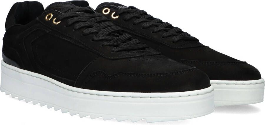 NUBIKK Lage Sneakers Heren Cliff Cane Maat: 42 Materiaal: Nubuck Kleur: Zwart
