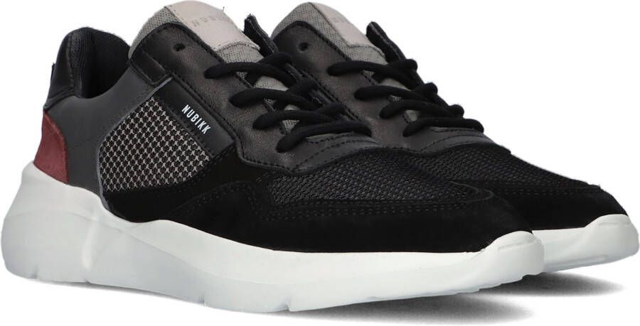 Nubikk Zwarte Lage Sneakers Roque Road Wave 1