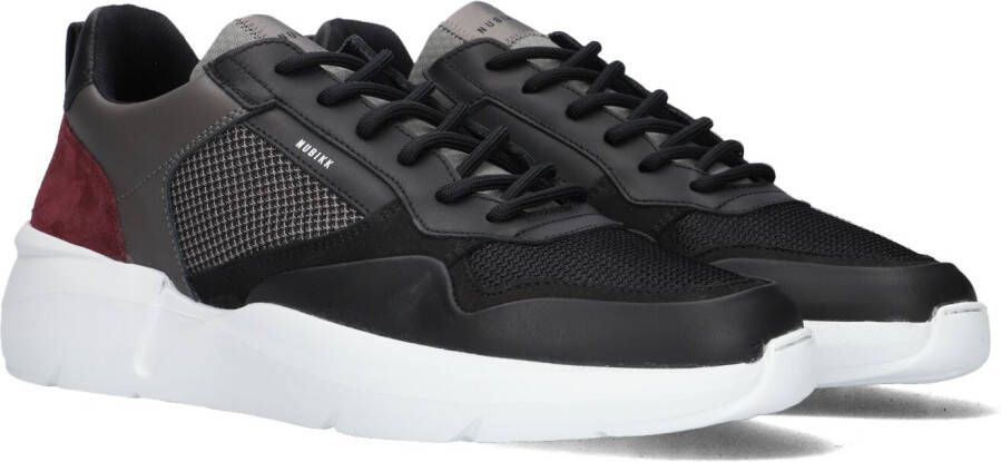 Nubikk Zwarte Lage Sneakers Roque Road Wave