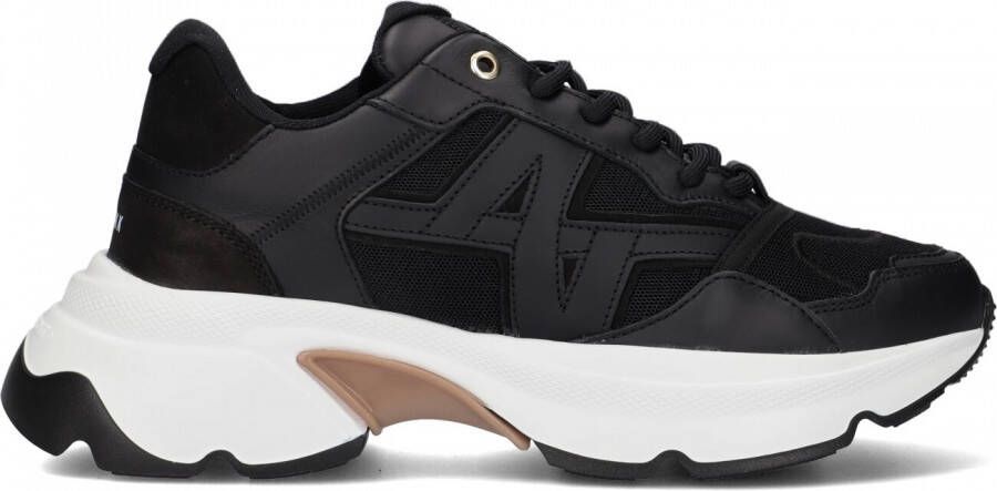 Nubikk Ross Trek Edge Zwart Mode Runner Sneaker Zwart Dames - Foto 2