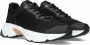 Nubikk Zwarte Leren Sneakers voor Vrouwen Zwart Dames - Thumbnail 1