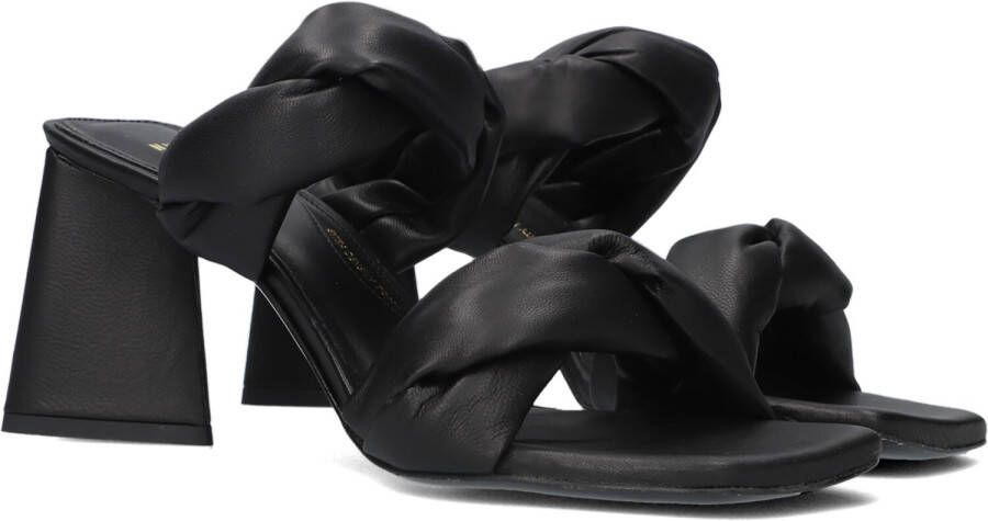 Nubikk Stijlvolle heeled mules voor vrouwen Black Dames