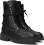 NUBIKK Veterboots Dames Finn Aubine Maat: 39 Materiaal: Leer Kleur: Zwart - Thumbnail 1