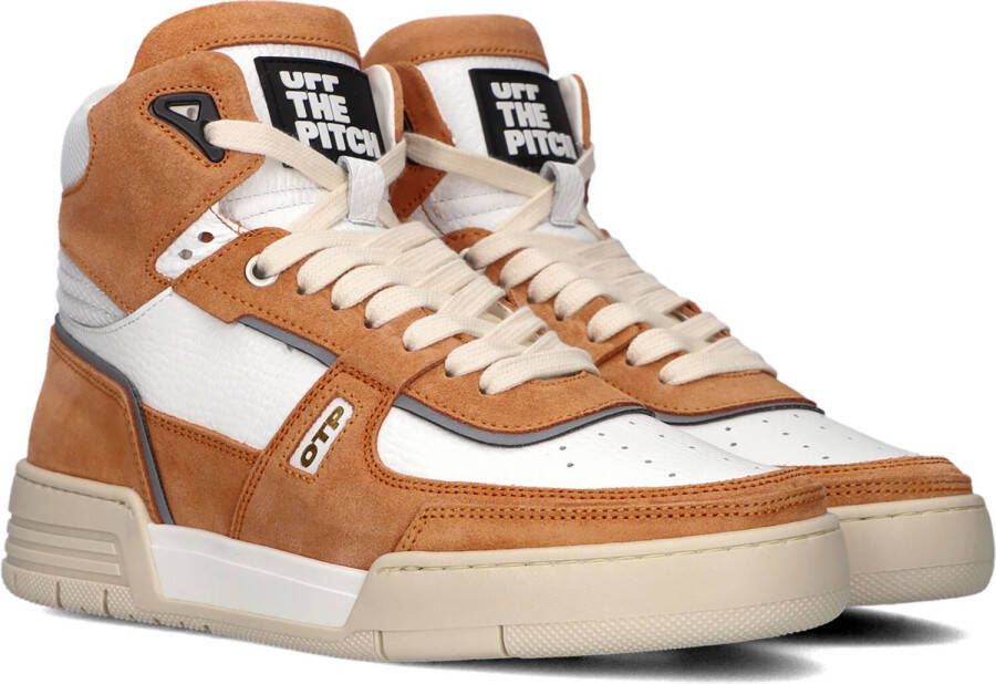 Off the Pitch Basketa Hi Dames Hoge sneakers Leren Sneaker Dames Oranje