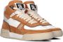 Off the Pitch Basketa Hi Dames Hoge sneakers Leren Sneaker Dames Oranje - Thumbnail 1