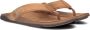 OLUKAI Teenslippers Heren Tuahine Maat: 43 Materiaal: Leer Kleur: Bruin - Thumbnail 1