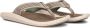 OLUKAI Teenslippers Heren Ulele Maat: 43 Materiaal: Textiel Kleur: Bruin - Thumbnail 1