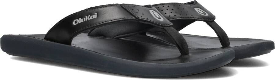 OLUKAI Zwarte Slippers Pili