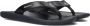 OLUKAI Teenslippers Heren Pili Maat: 45 Materiaal: Leer Kleur: Zwart - Thumbnail 1