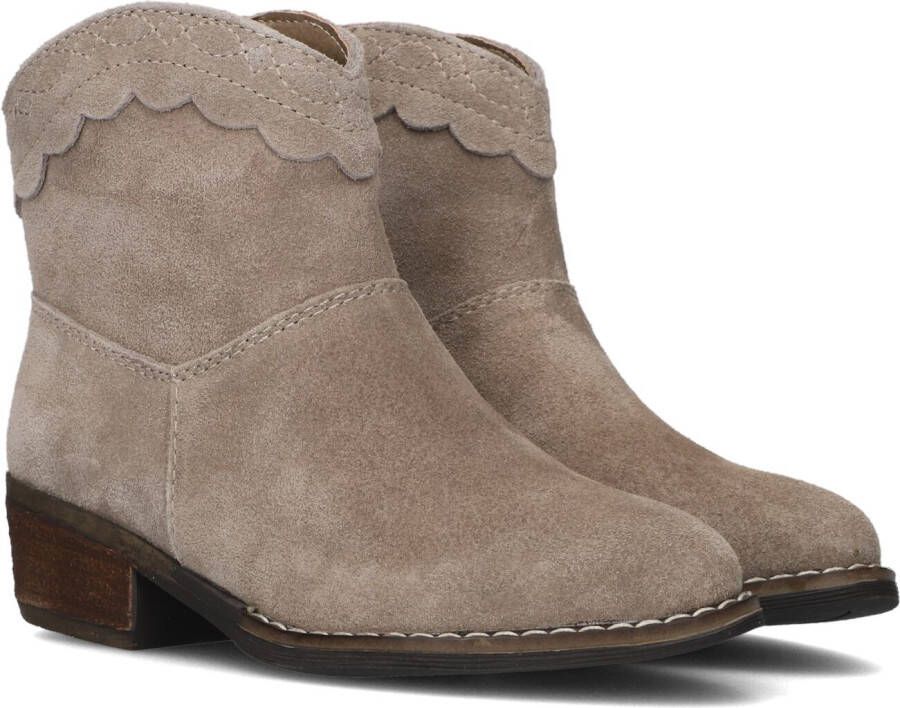 Omoda Beige Enkellaarsjes Lizzy