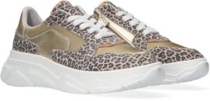 Omoda O1266-212 Lage sneakers Leren Sneaker Meisjes Beige