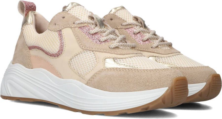 Omoda Beige Lage Sneakers Triangle