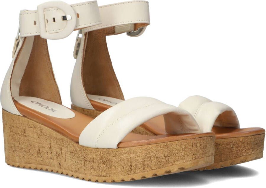 Omoda 722025 Sandalen Met Sleehak Dames Beige