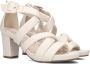 Bruin Tinten S6598 Sandalen Dames Beige - Thumbnail 1