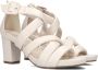 Bruin Tinten S6598 Sandalen Dames Beige - Thumbnail 1