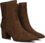 Omoda 0591-2 Enkellaarsjes Enkelboots met rits Dames Bruin - Thumbnail 1