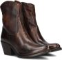 Omoda Tep Enkellaarsjes Enkelboots met rits Dames Bruin - Thumbnail 1