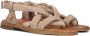 Bruin Tinten M21001 Leest Masha Sandalen Dames Bruin - Thumbnail 1