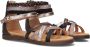 Omoda Pommelien Sandalen Meisjes Bruin - Thumbnail 1