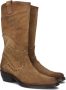 City Western bruin Tinten D264 Cowboylaarzen Western Laarzen Dames Camel - Thumbnail 1