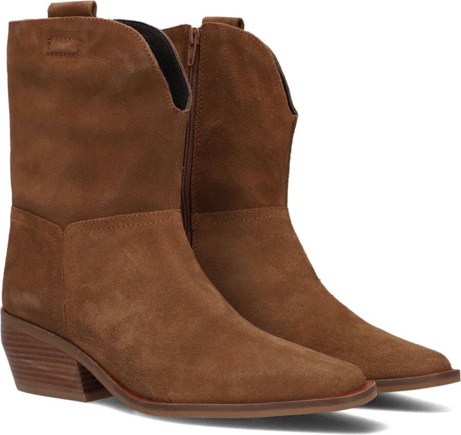 Omoda Lpmexi-04 Enkellaarsjes Enkelboots met rits Dames Camel