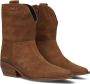 Omoda Lpmexi-04 Enkellaarsjes Enkelboots met rits Dames Camel - Thumbnail 1