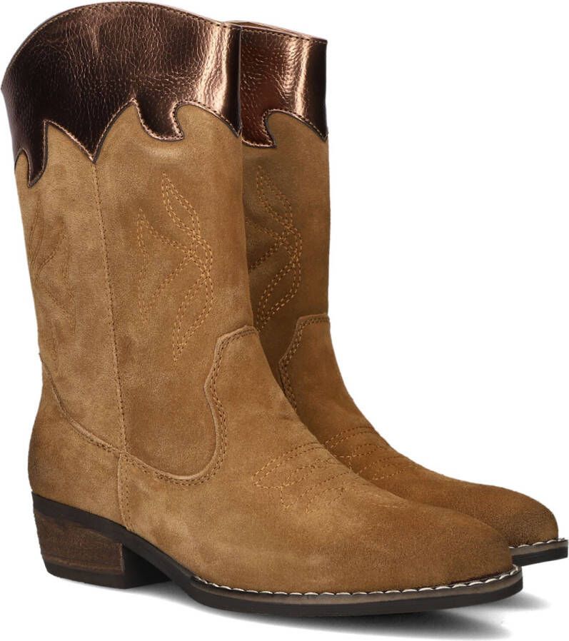 Omoda Charli Cowboylaarzen Western Laarzen Meisjes Kids Cognac