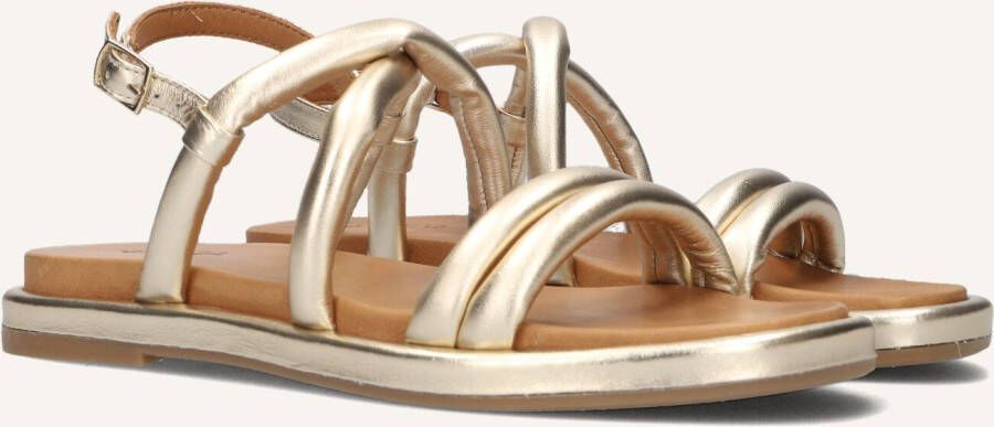 Omoda Comfortabele Sandaal 1544 Goud Leer