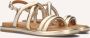 Omoda Comfortabele Sandaal 1544 Goud Leer - Thumbnail 1