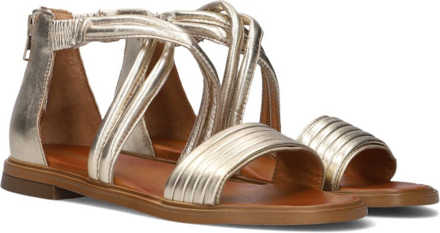 Bruin Tinten M05062 Sandalen Dames Goud