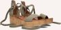 Omoda 722007 Sandalen Dames Groen - Thumbnail 1