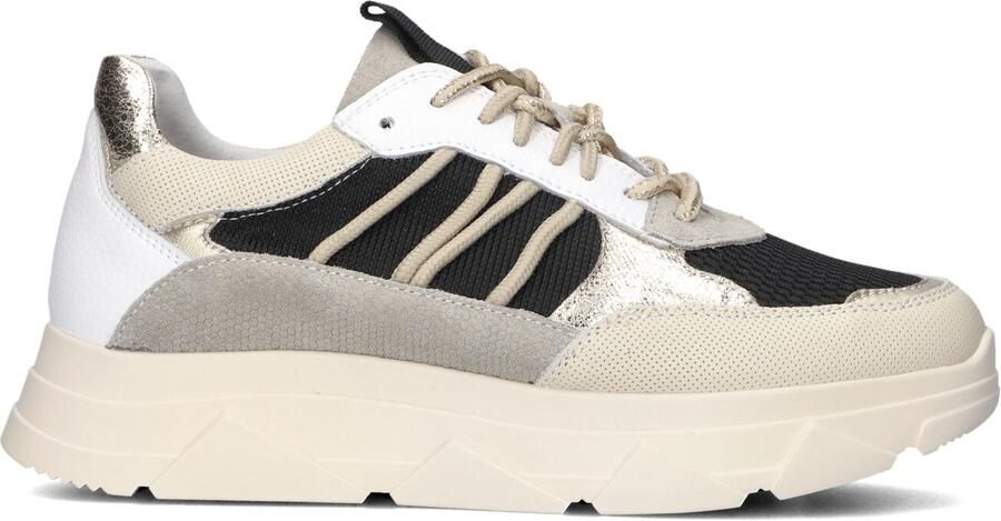 Omoda Beige Chunky Sole Low-Top Sneakers