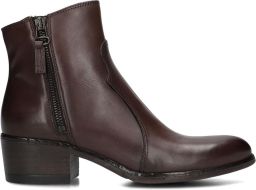 Omoda Badia Enkellaarsjes Enkelboots met rits Dames Bruin