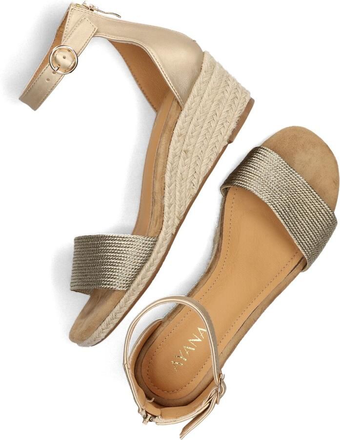 Omoda 0577-3b Espadrilles Zomer Schoenen Dames Goud